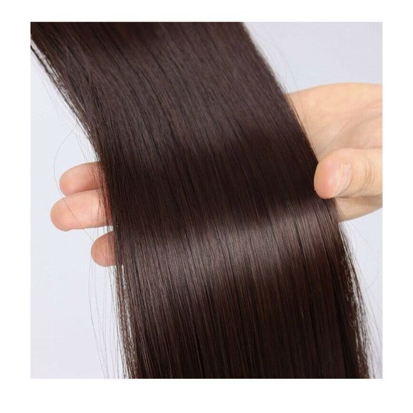 Ponytail Wrap Around Hair Piece Long Straight 22 Inch MMZ-22 Color 2 - Picture 11 of 12